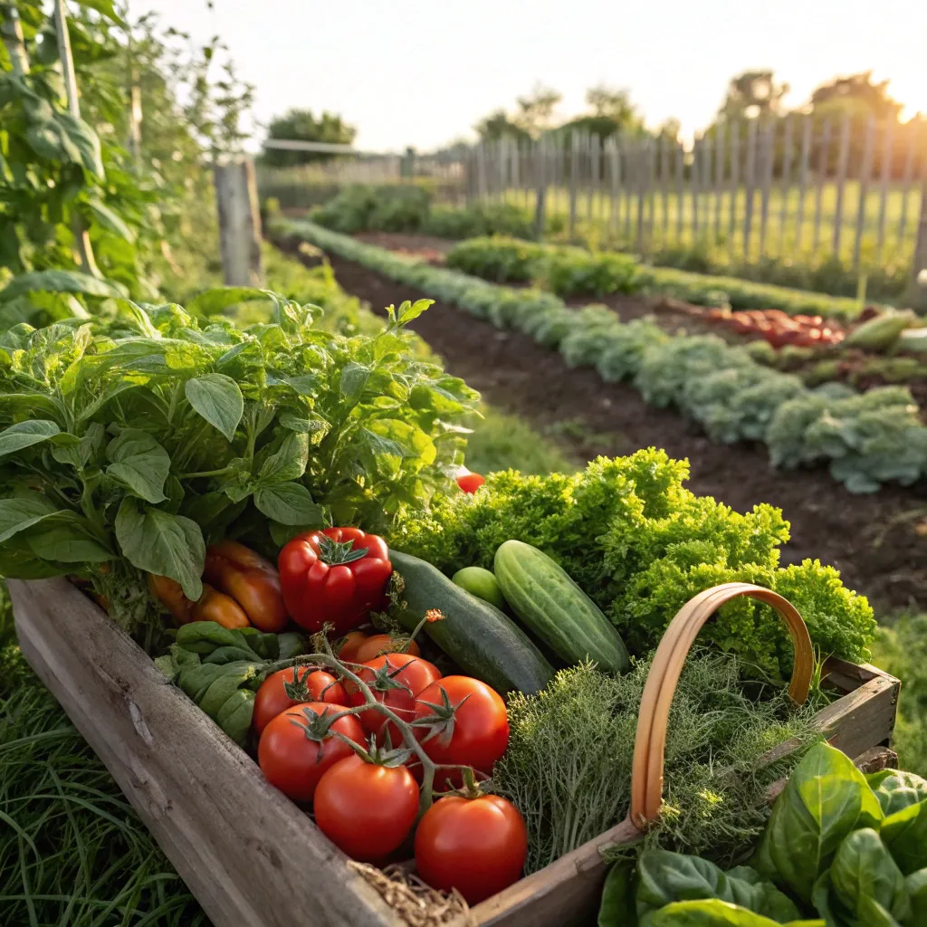 Garden of fresh ingredients